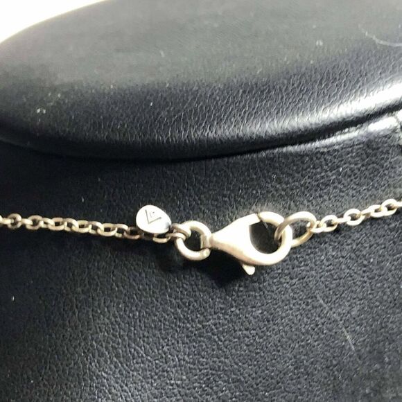 1907 Silpada Sterling Silver 925 "Inner Circles" Pendant Necklace 16" 5.2gram - Picture 3 of 4